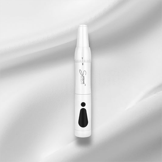 SERENE NANO PEN II WIRELESS PMU MACHINE + (10) 3RL NEEDLES - PEARL WHITE